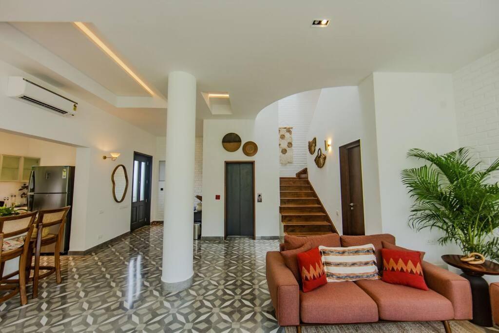 Presidential Luxury Villa Anjuna With Pvt Pool & Bathtub, Most Prime Location المظهر الخارجي الصورة