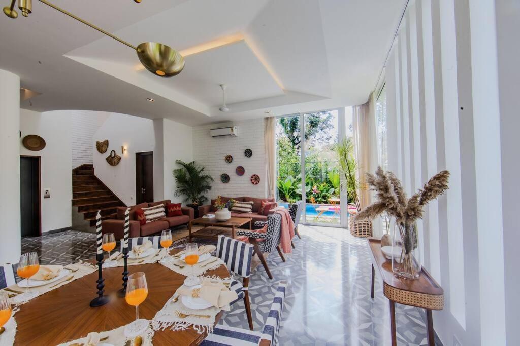 Presidential Luxury Villa Anjuna With Pvt Pool & Bathtub, Most Prime Location المظهر الخارجي الصورة